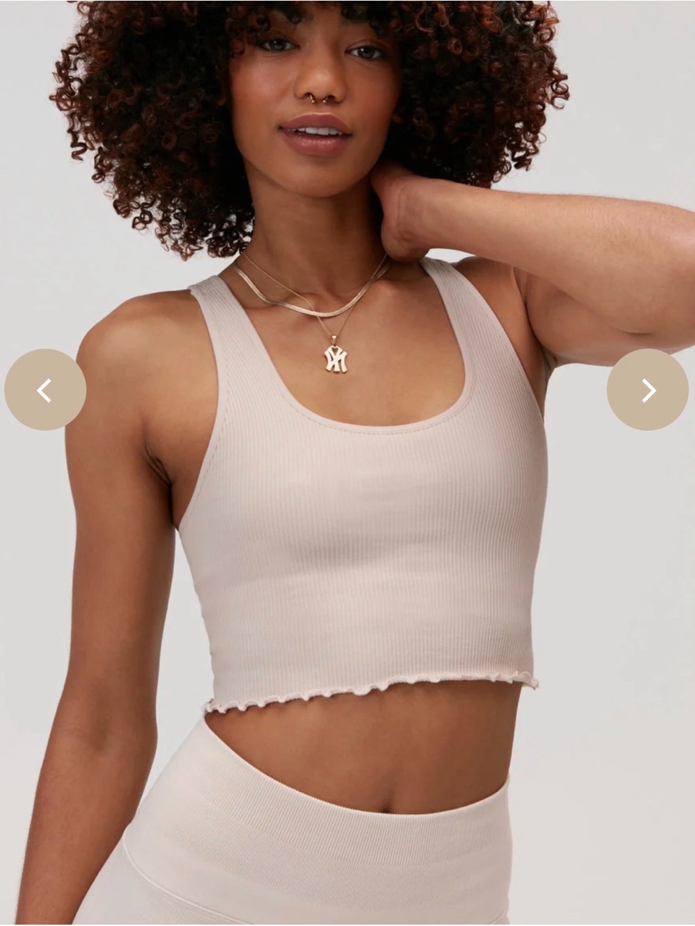 NWOT SPIRITUAL GANGSTER
AMOR SEAMLESS CROP
TANK - DARK PINK - Picture 6 of 7